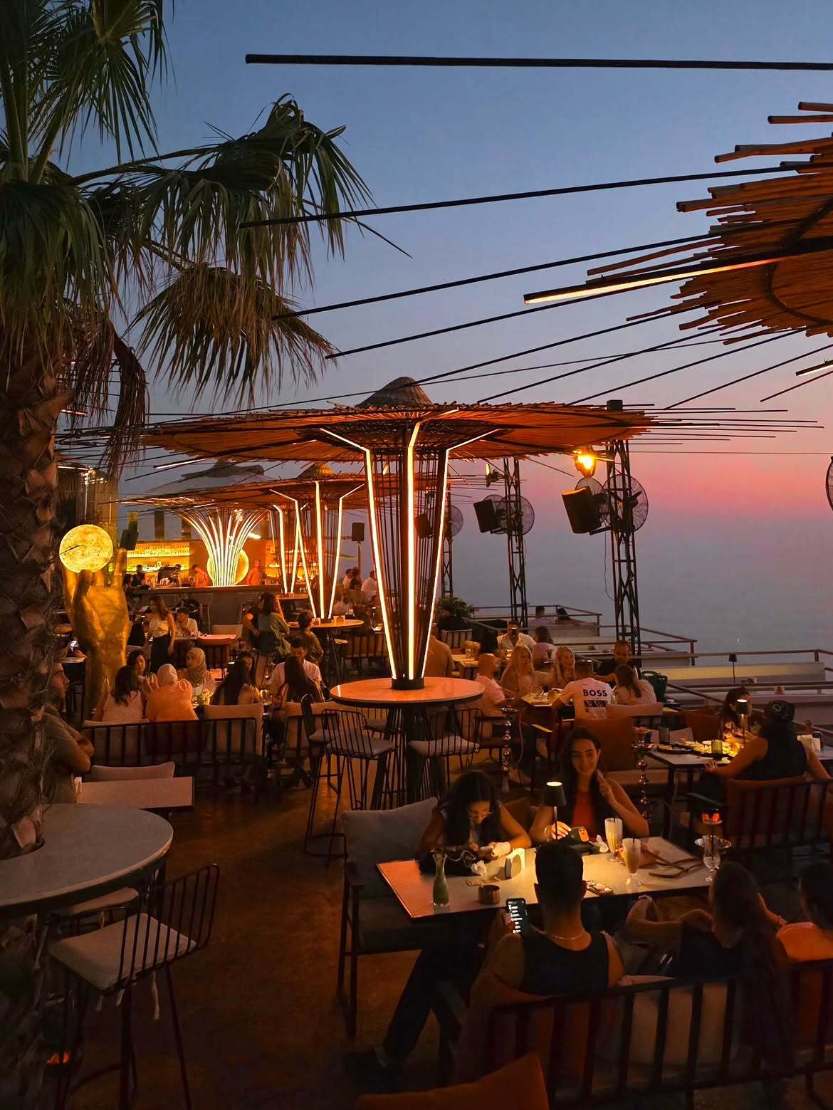 Mun Rooftop, a night club in Jbeil, Lebanon