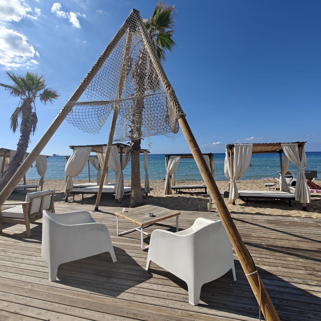 Nais Beach Club, a beach club in Sicily, Italy