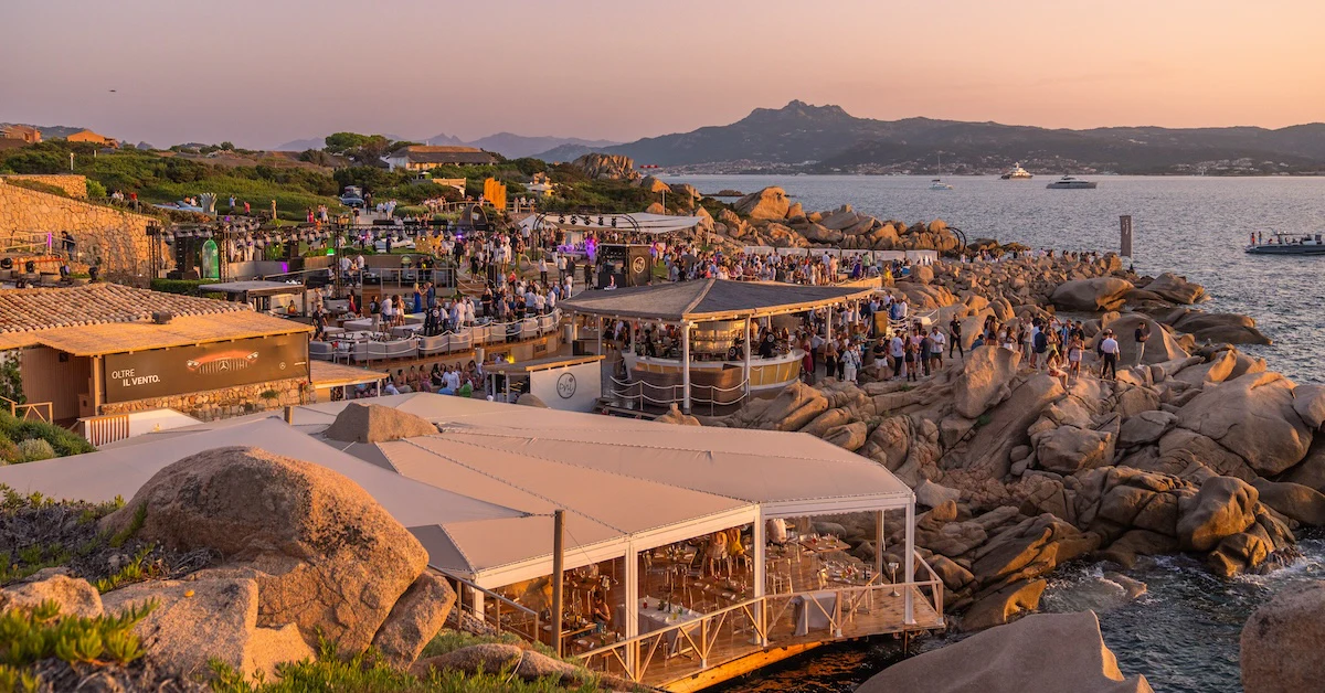 Nammos , a bar in Sardinia, Italy