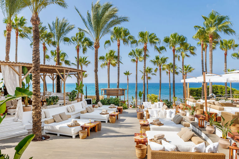 Nikki Beach  , a beach club in Miami, USA