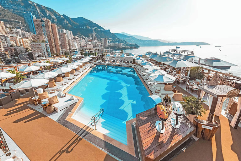 Nikki Beach , a beach club in Monte Carlo, Monaco