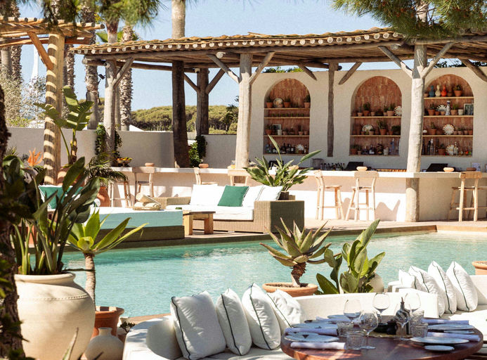 Nikki Beach, a restaurant in St. Tropez, France