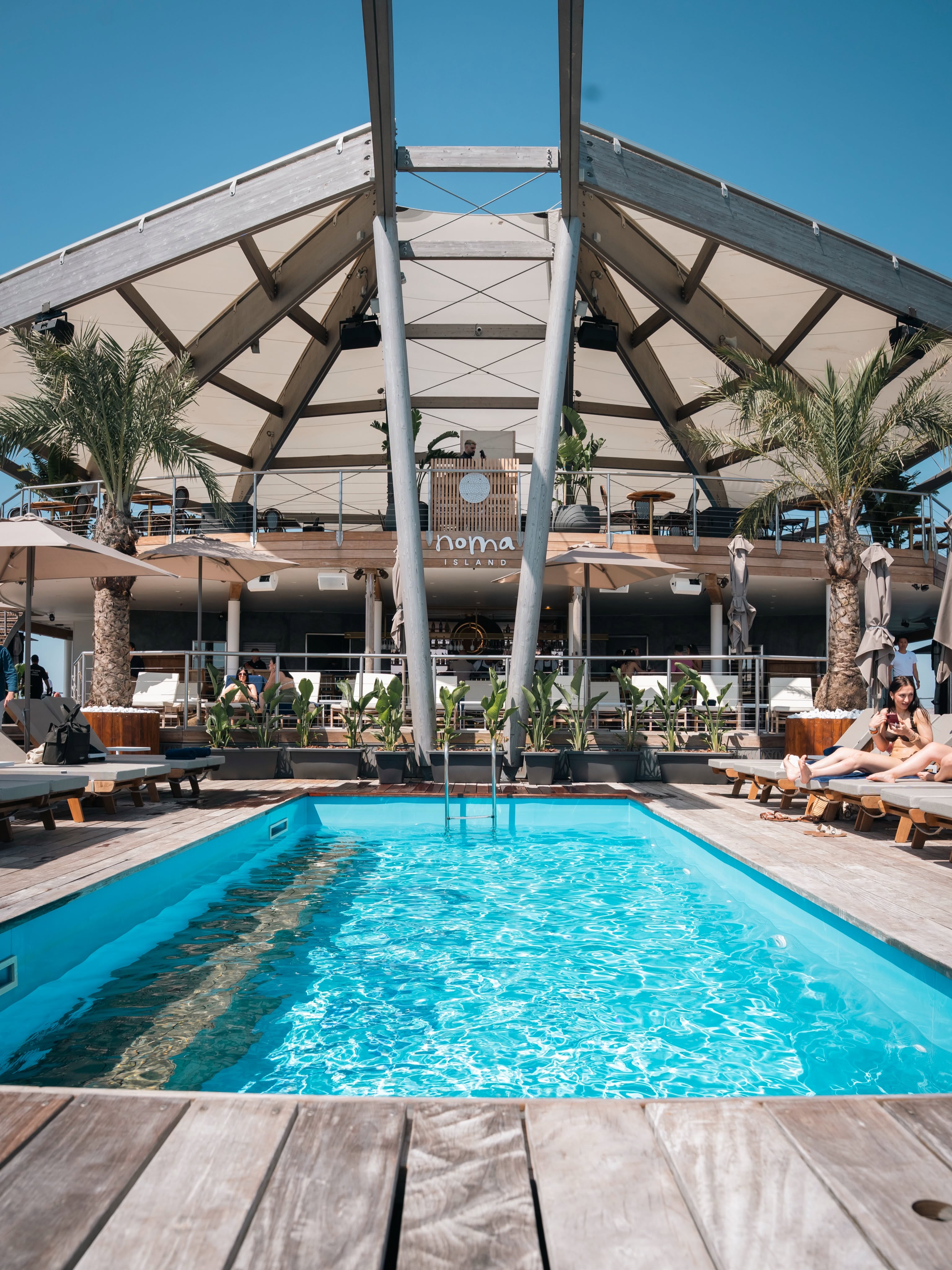 Noma Island, a beach club in Mellieħa, Malta