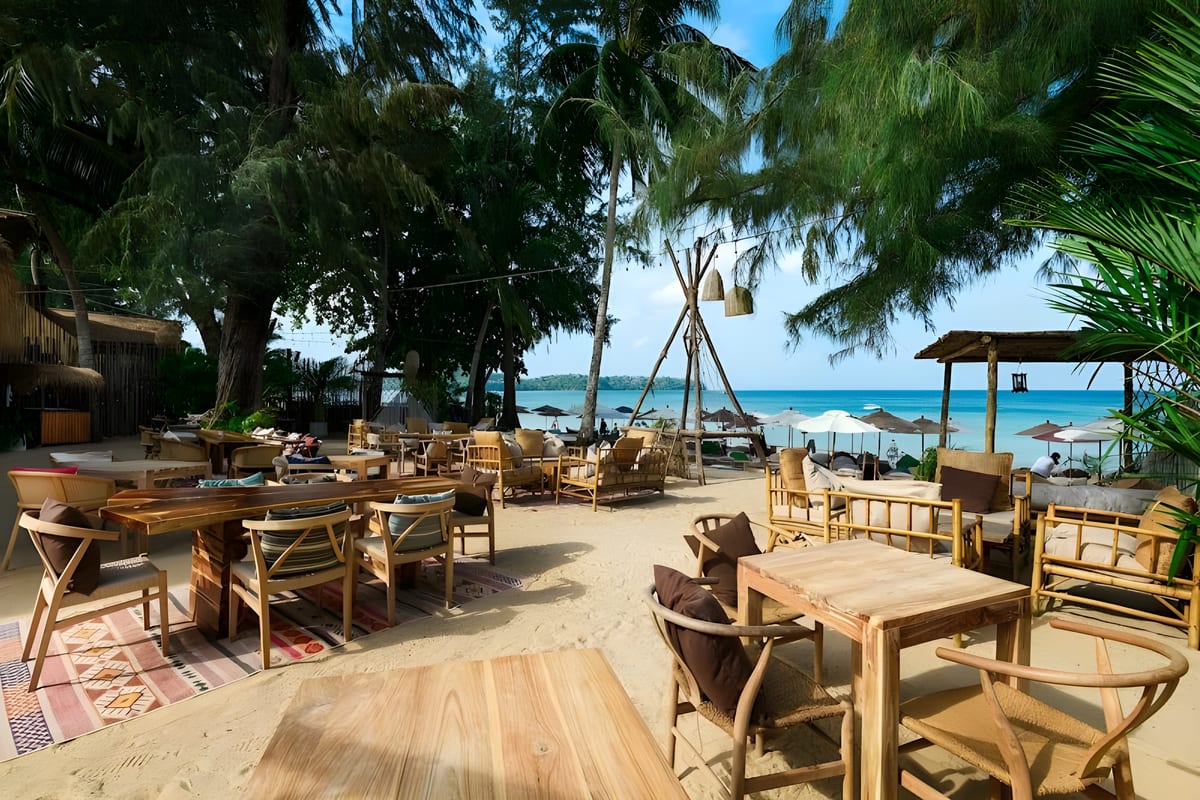 Nomad Beach Club, a beach club in Phuket, Thailand — photo 1
