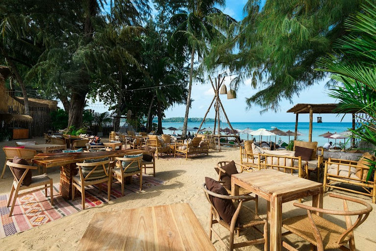 Nomad Beach Club, a beach club in Phuket, Thailand
