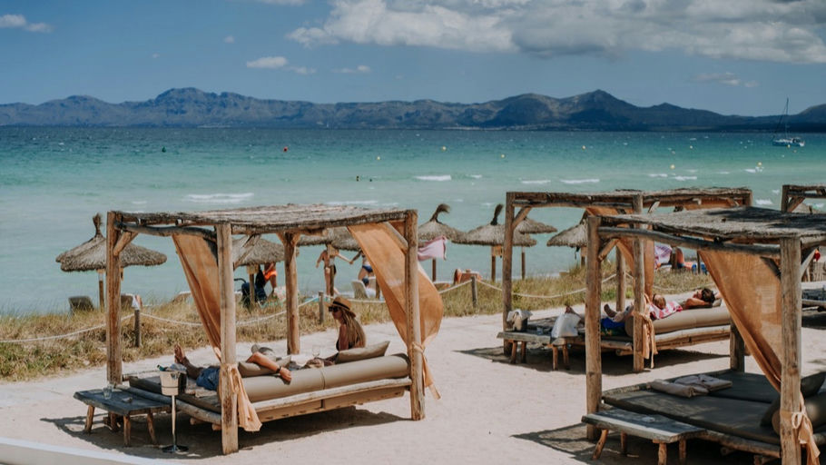 NU Beach Club, a beach club in Mallorca, Spain