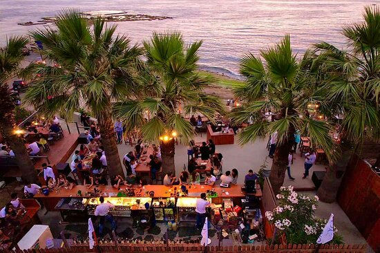 Oasis Beach, a restaurant in Byblos, Lebanon