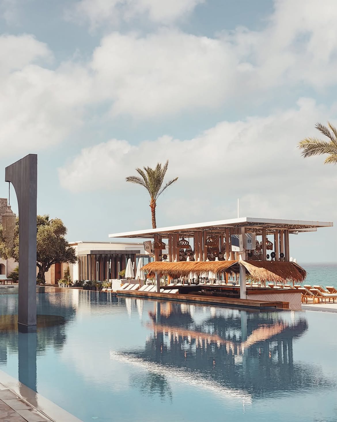 Ocean Blue, a beach club in Jbeil, Lebanon