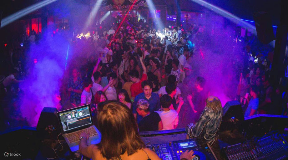 OM Bar, a beach club in Borocay, Philippines