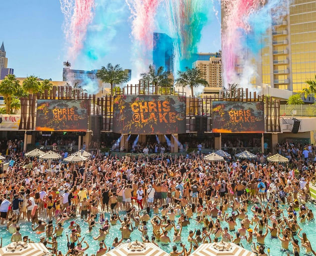 Palm Tree Beach Club, a night club in Las Vegas, USA