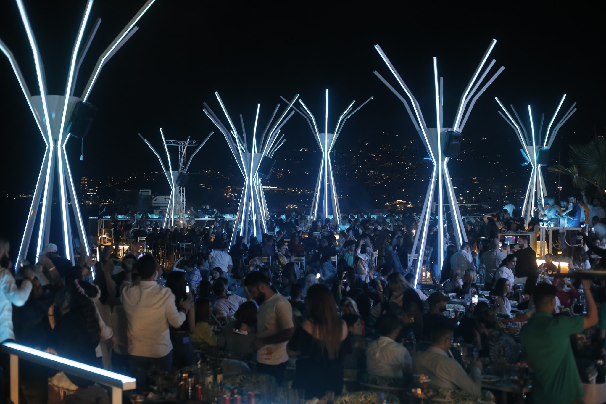 Palms Beach, a restaurant in Jounieh, Lebanon