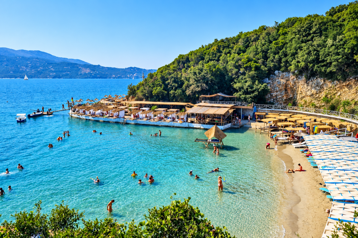 Pema e Thatë, a beach club in Ksamil, Albania — photo 1