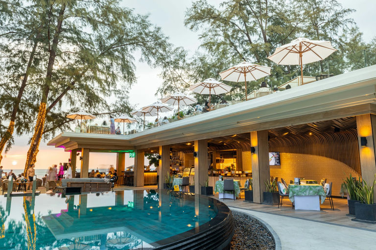 Pine Beach Bar, a beach club in Phuket, Thailand