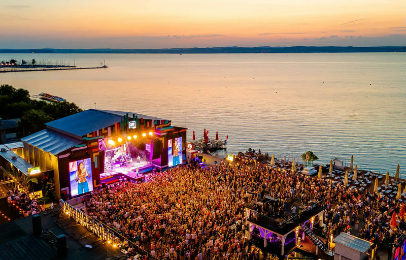 Plázs Siófok, a beach club in Siófok, Hungary