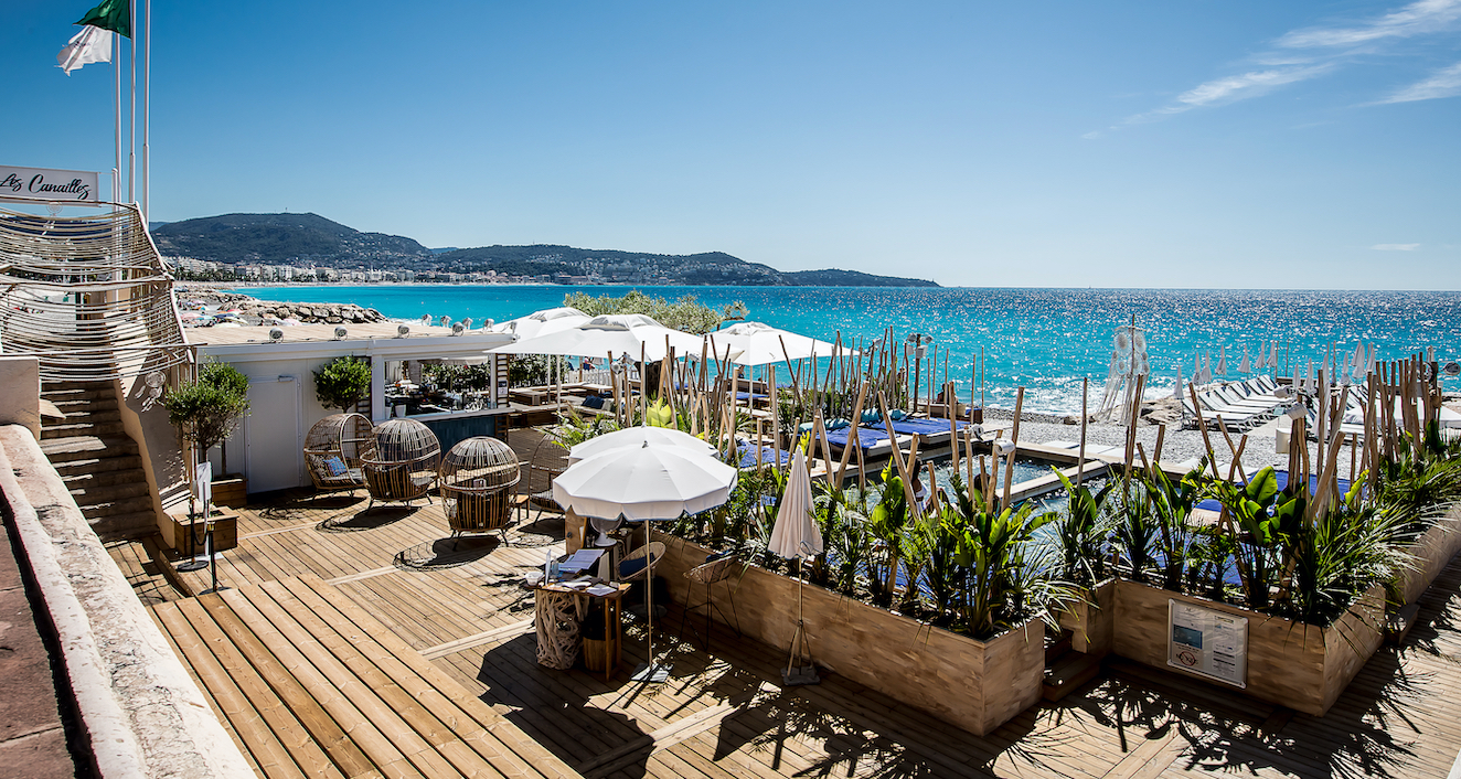 Plage Les Canailles, a restaurant in Nice, France
