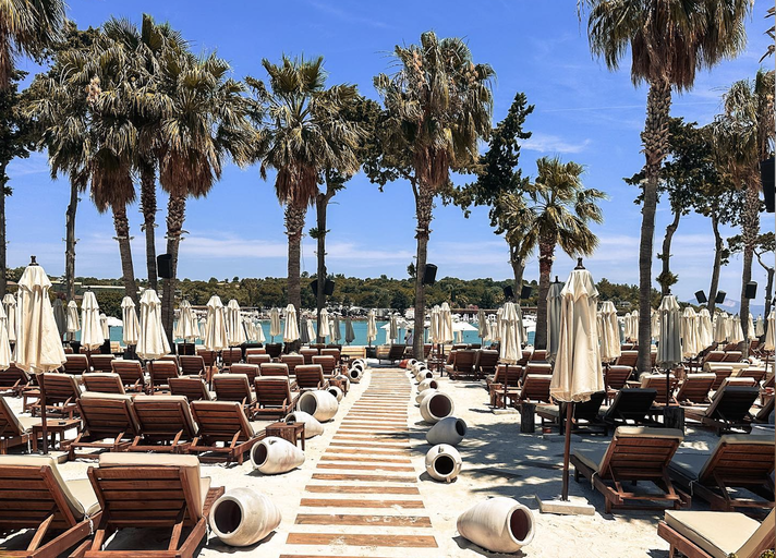 Playa Tropical, a beach club in Çeşme, Turkey