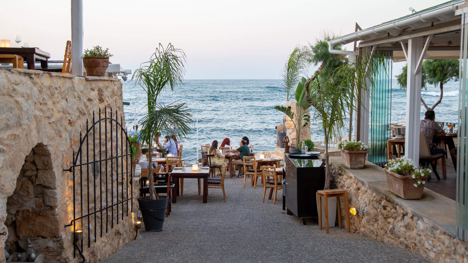 Prima Lora, a restaurant in Crete, Greece