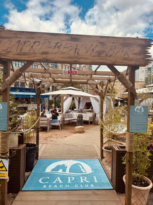 Queen Street, a beach club in Manchester, England