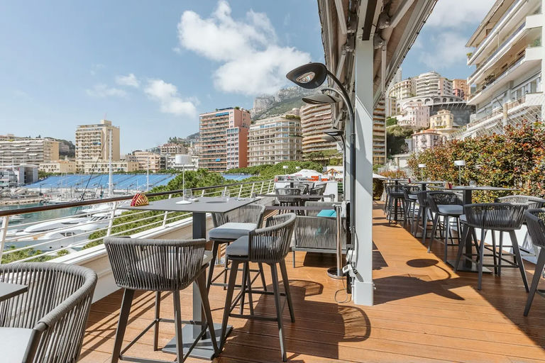 Équivoque Rooftop Terrace, a restaurant in Port Hercules, Monaco