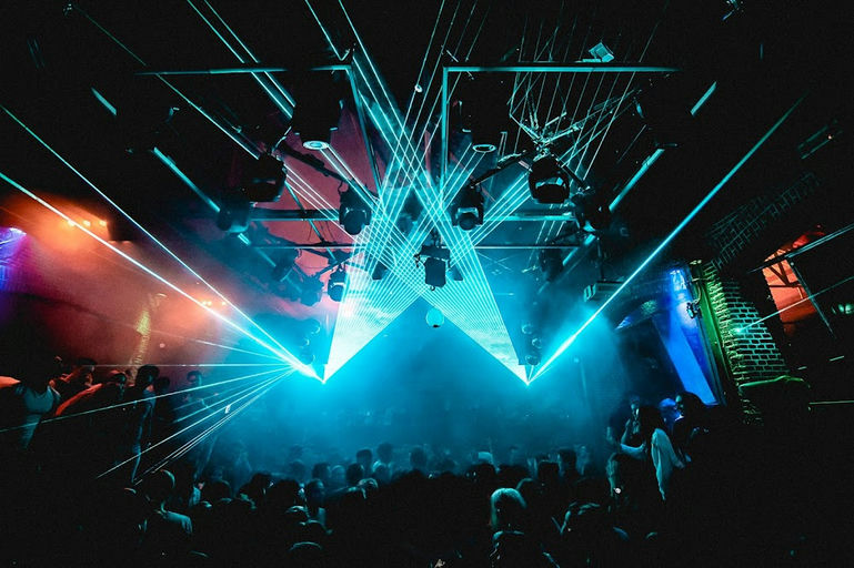 Red & Blue, a night club in Antwerp, Belgium