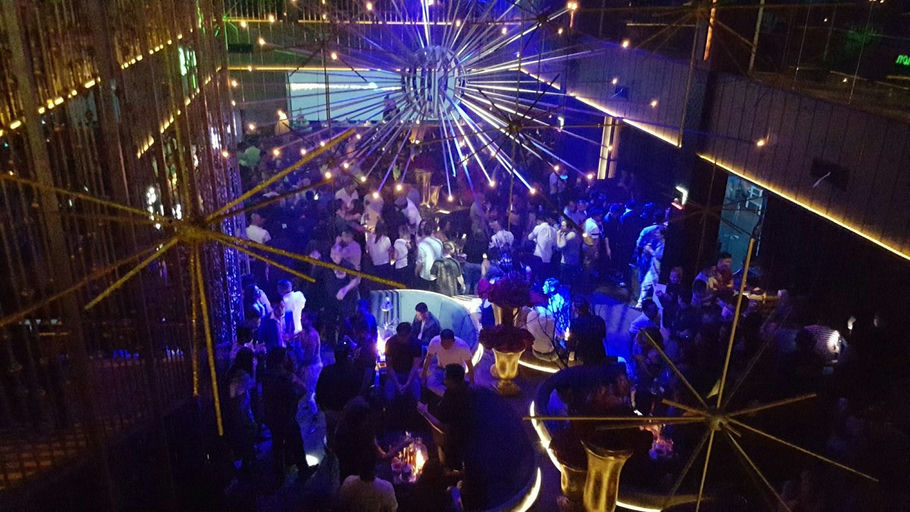 Revel at The Palace, a night club in Manila, Philippines