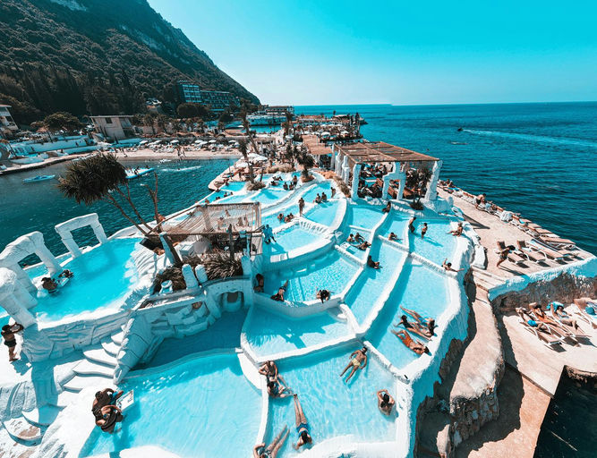 Rocca Marina , a beach club in Chekka, Lebanon