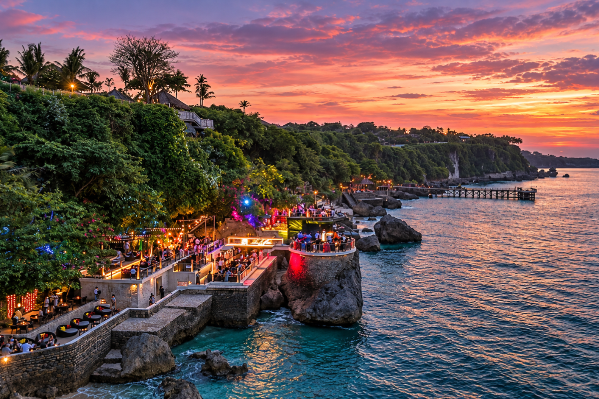 Rock Bar, a bar in Bali, Indonesia — photo 1