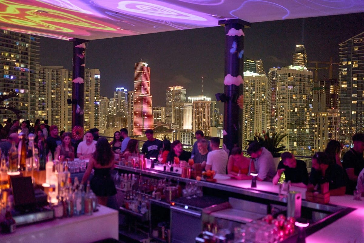 Rosa Sky, a restaurant in Miami, USA
