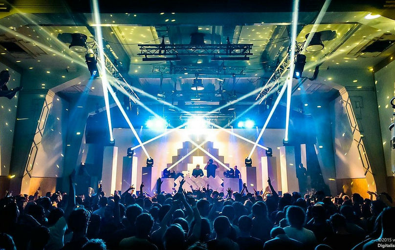 Rox , a night club in Prague, Czech Republic