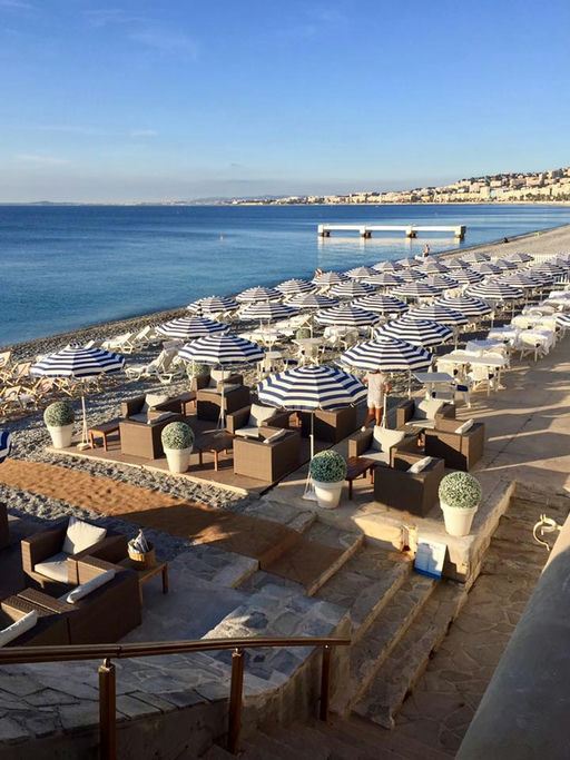 Ruhl Plage, a beach club in Nice, France