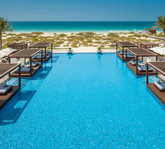 Saadiyat Beach Club, a beach club in Abu Dhabi, UAE