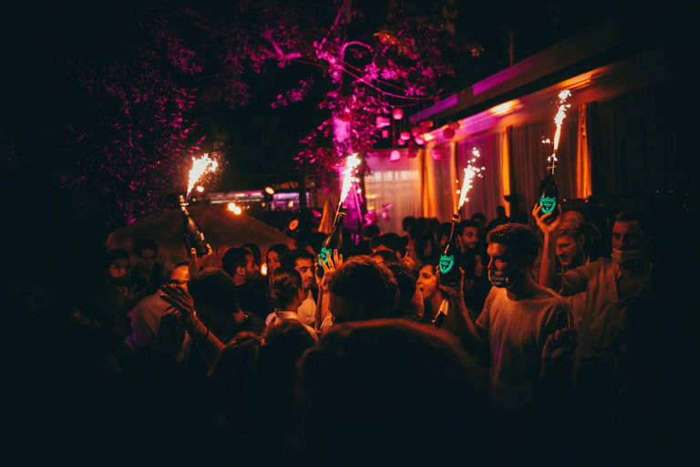 Sanctum , a night club in St. Tropez, France
