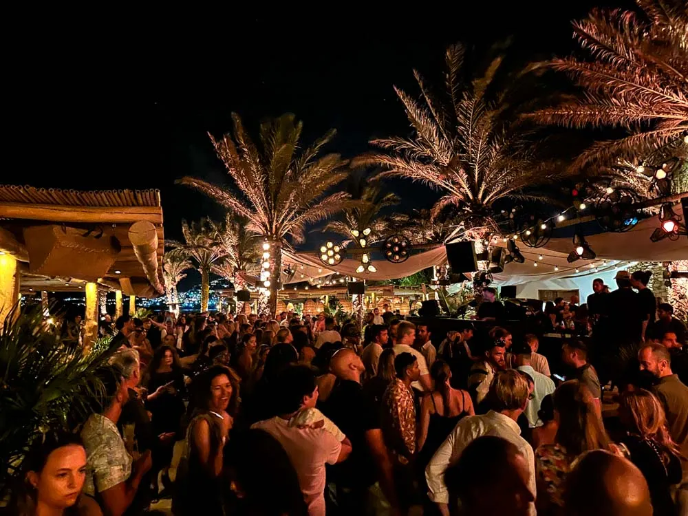 Scorpios, a night club in Mykonos, Greece