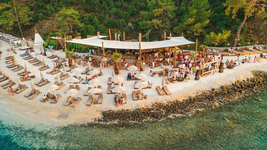 Sea Me Beach, a restaurant in Fethiye, Turkey