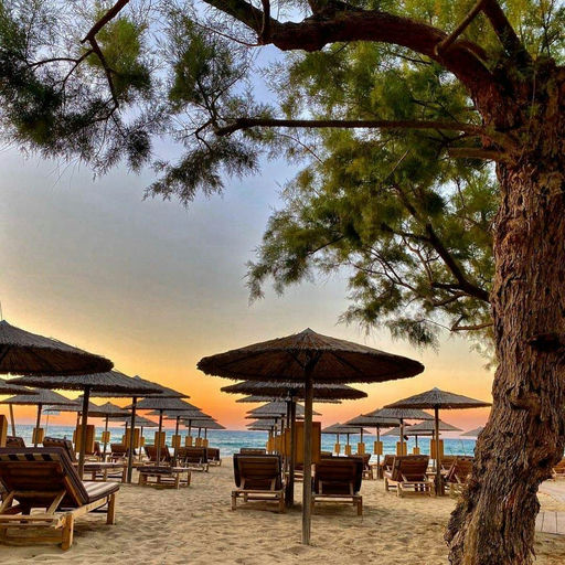 Seacret Beach, a beach club in Zakynthos, Greece