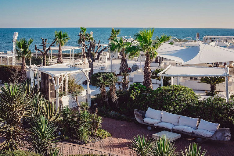 Shilling Ostia Beach Club, a beach club in Rome, Italy