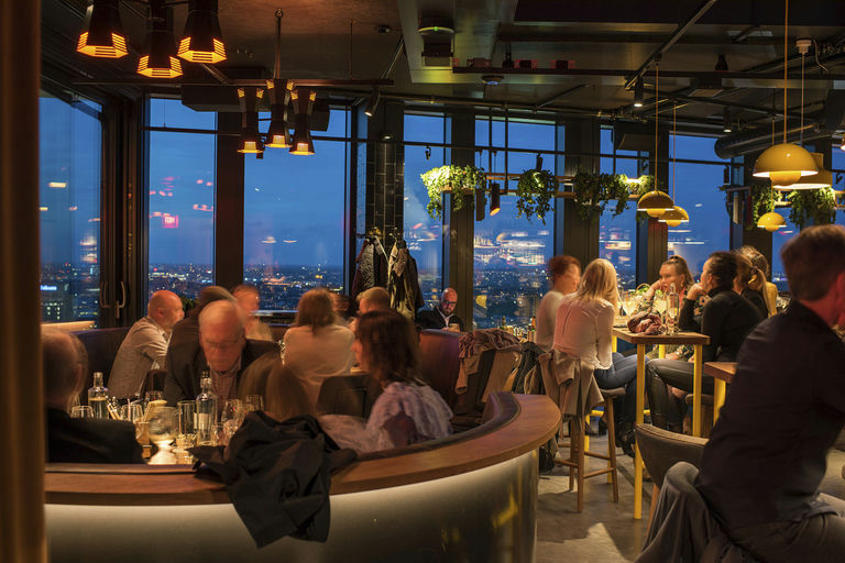 Sjöstaden Skybar, a restaurant in Stockholm, Sweden