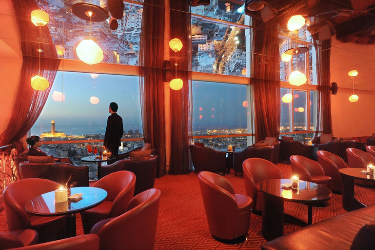 Sky 28 at Kenzi Tower, a restaurant in Casablanca, Morocco