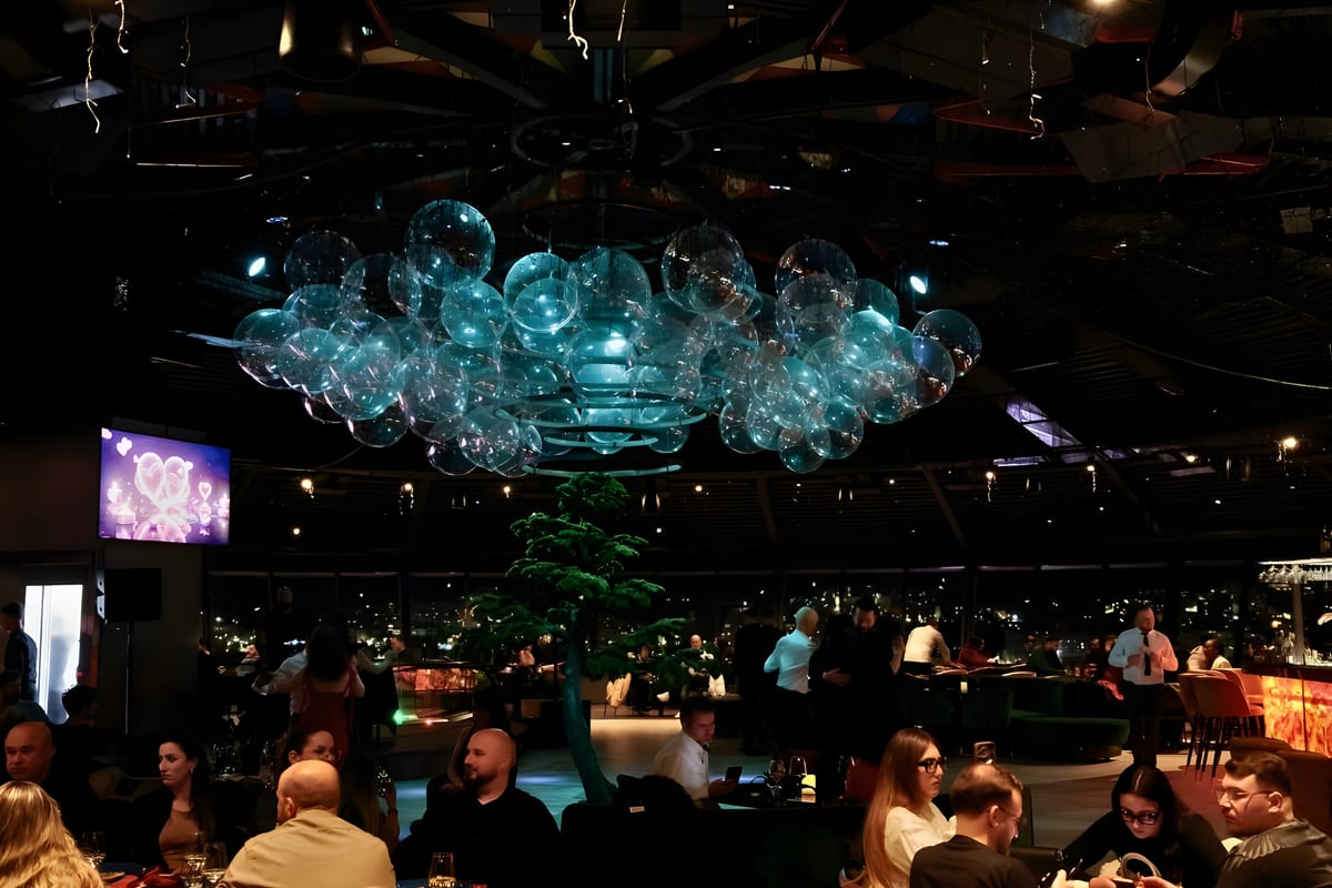 Sky Club, a night club in Tiranë, Albania