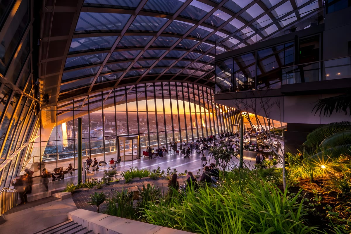 Sky Garden, a restaurant in London, England