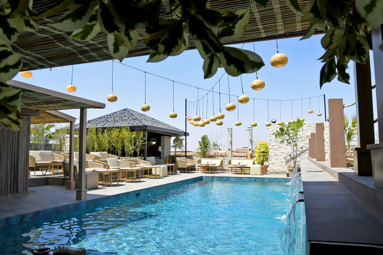 Sky5, a pool club in Marrakech, Morocco