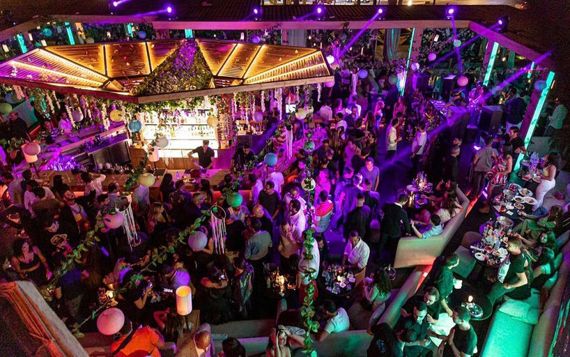 Skybar, a night club in Casablanca, Morocco