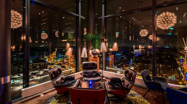 Skyroom at The Clarion Hotel, a bar in Helsinki, Finland