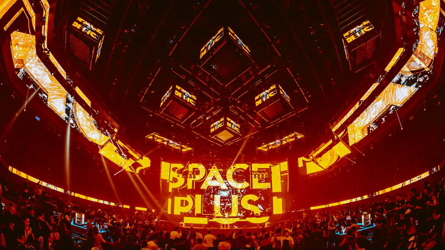 Space Plus , a night club in Bangkok, Thailand