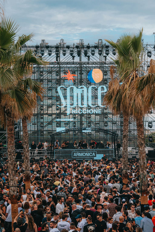 Space Riccione, a night club in Rimini, Italy