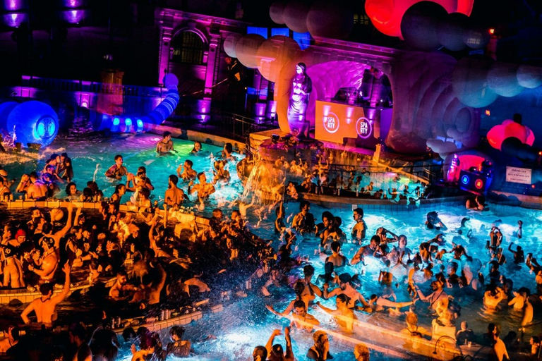 Sparty, a pool club in Budapest, Hungary