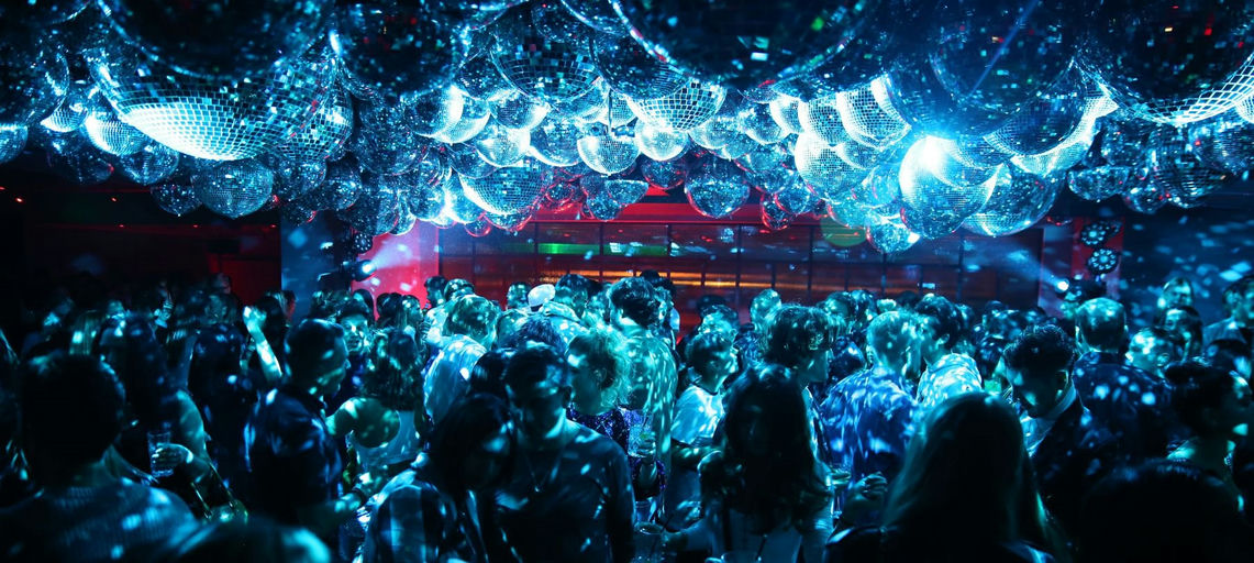 Sunset at EDITION, a night club in Los Angeles, USA