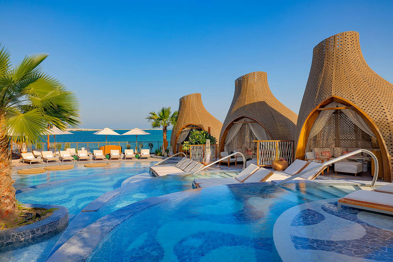 Sushisamba Beach, a beach club in Doha, Qatar