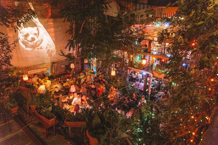 Szimpla Kert, a bar in Budapest, Hungary