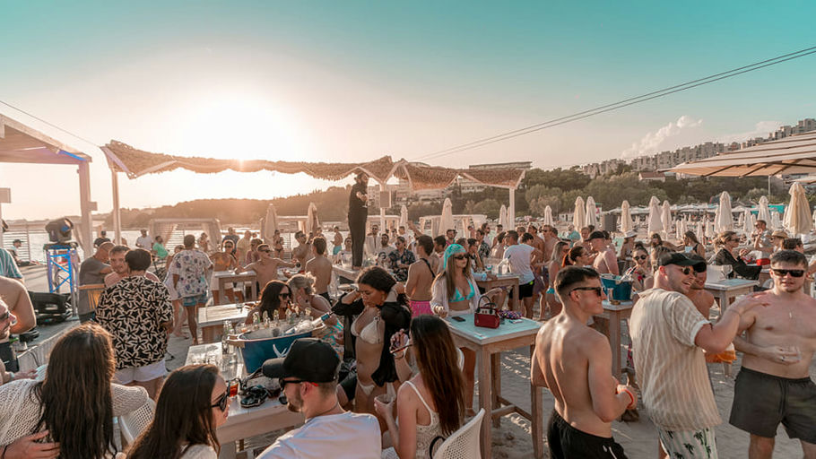 Taboo Beach Club, a beach club in Split, Croatia